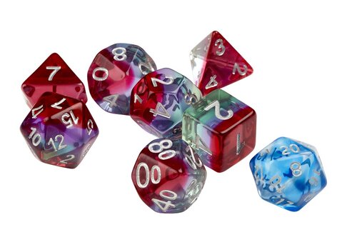 Sirius Dice - Sirius Dice Watermelon 7-Die Set