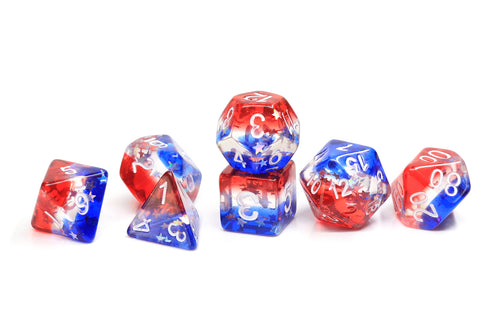 Sirius Dice - Sirius Dice Star Spangled Banner 7 Die Set