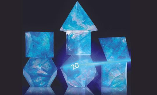 Sirius Dice - Sirius Dice Cloak And Dagger Set Blue