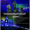 Sirius Dice -  7Ct Poly Dice Set: Cloak And Dagger: Black