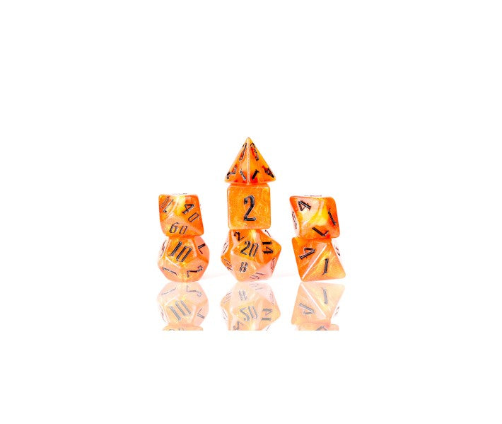 Sirius Dice - Sirius Dice Fire Nebula 7 Die Set