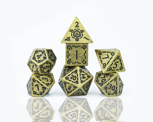 Sirius Dice - Sirius Dice Dice Set - Illusory Metal - Gold