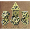 Sirius Dice -  7Ct Poly Dice Set: Illusory Metal: Gold