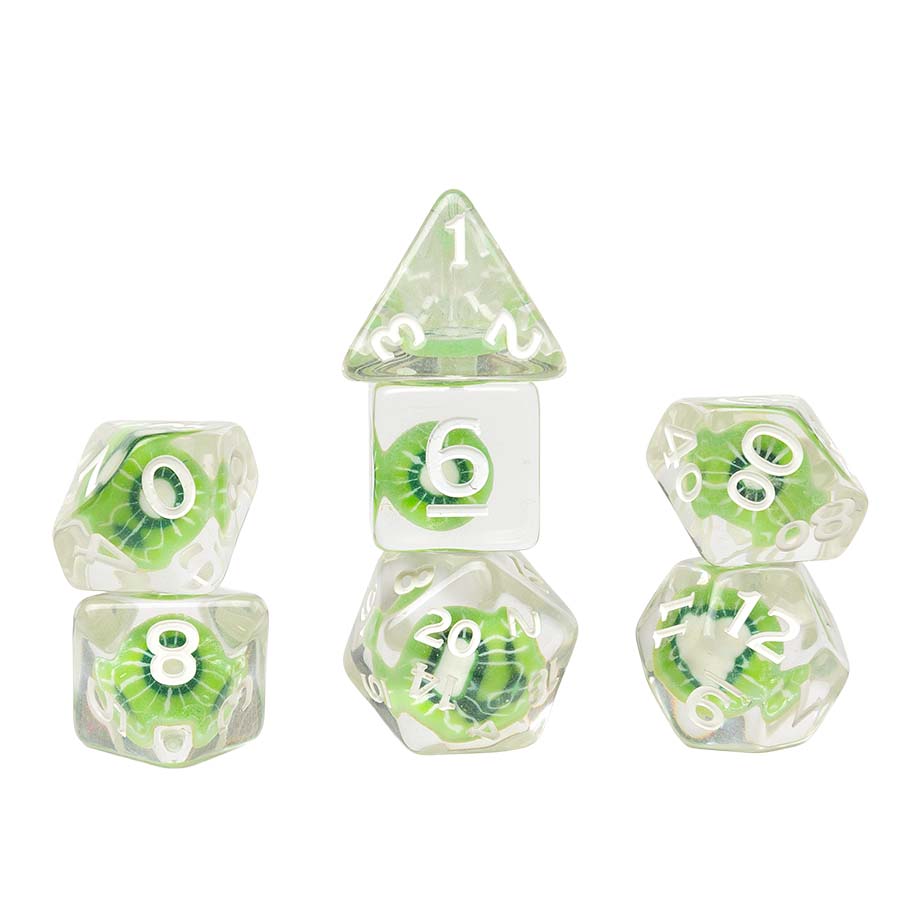 Sirius Dice -  7Ct Fruit Slice Dice Set: Kiwi Pre-Order