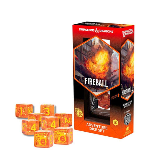 Sirius Dice -  Dungeons And Dragons: Adventurer Dice: Fireball