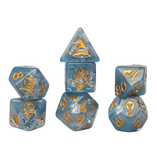 Sirius Dice: Stranger Things: 7Ct Adventure Dice: Will Pre-Order