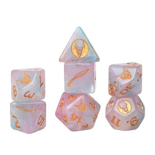 Sirius Dice: Stranger Things: 7Ct Adventure Dice: Erica Pre-Order