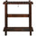 STRAIGHT FLOOR CUE RACK-CAPPUCCINO