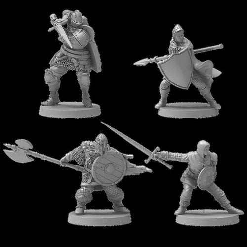 Steamforged Games -  Dark Souls Rpg Miniature: Unkindled Heroes Pack 1 (W1 Sku 4)
