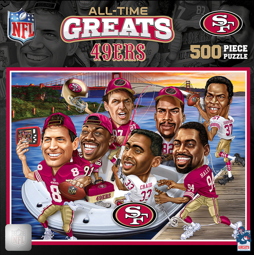 San Francisco 49ers Puzzle 500 Piece All-Time Greats - Masterpieces Puzzle Company