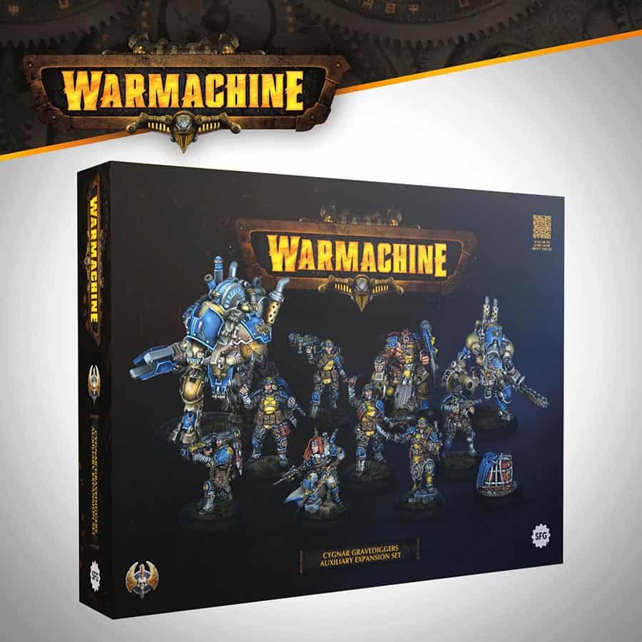 Steamforged Games -  Warmachine Miniatures: Cygnar: Gravediggers Auxiliary Expansion