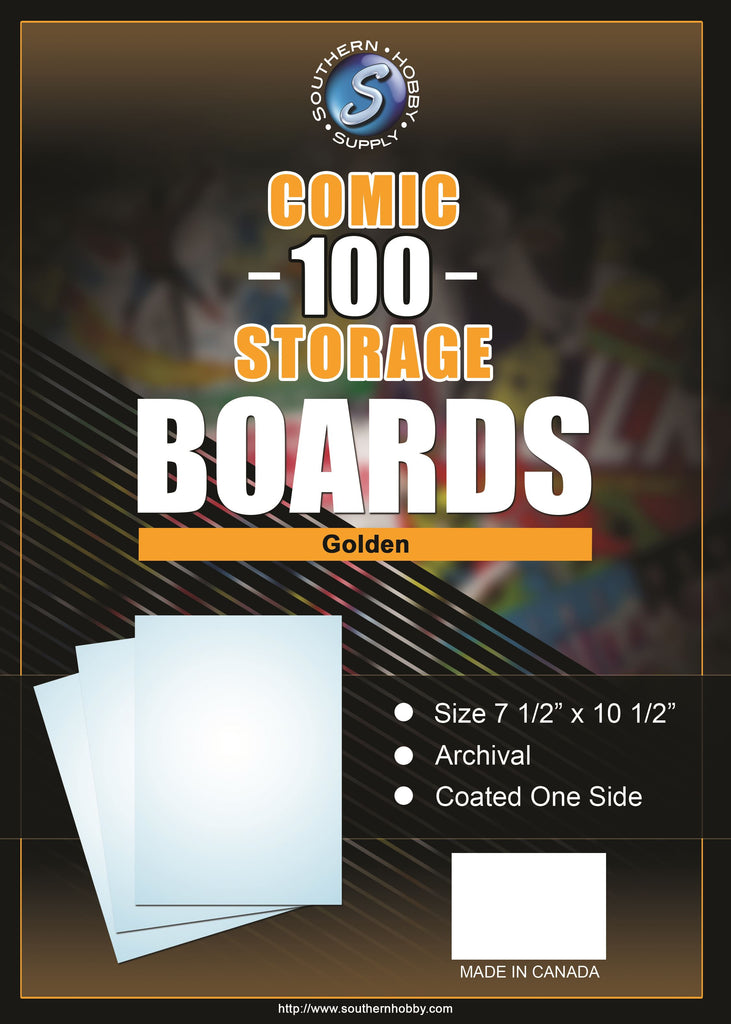 Southern Hobby Supply - Backing Boards Golden Age 100-Count Packaged
