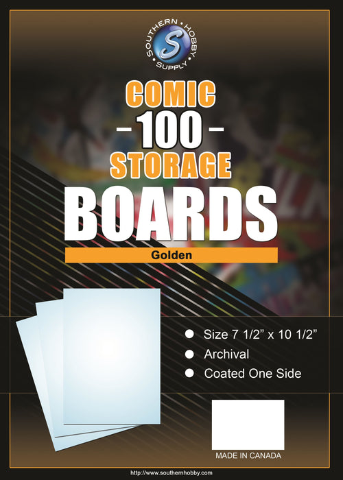 Southern Hobby Supply - Backing Boards Golden Age 100-Count Packaged