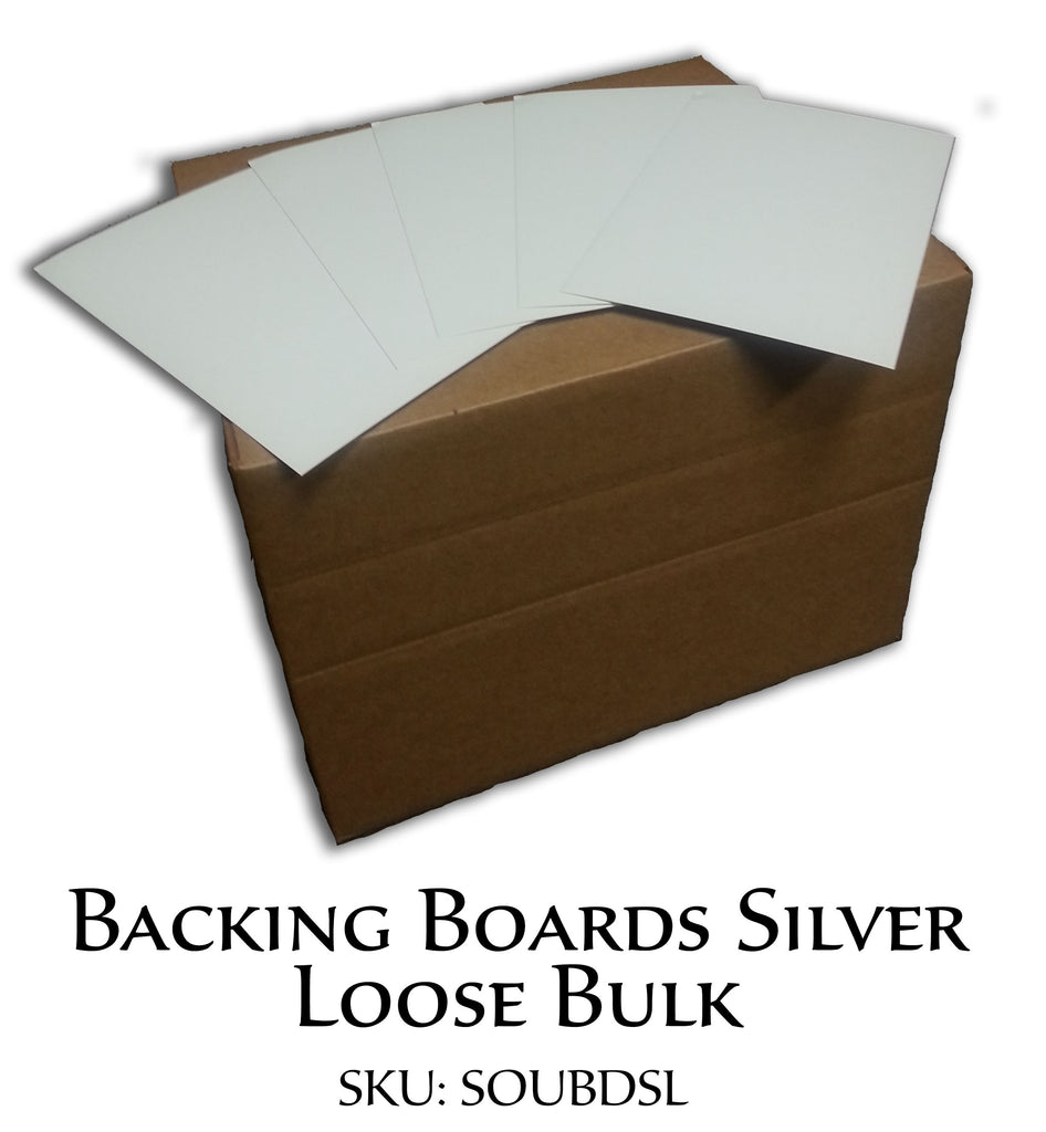 Southern Hobby Supply - Backing Boards Silver Loose Bulk 1000 Per Case