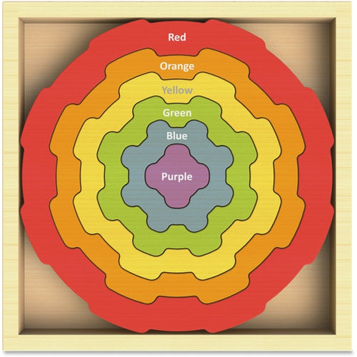 BeginAgain BGAB1602 Gear Stacker Stacking Rings Puzzle - Assorted Color