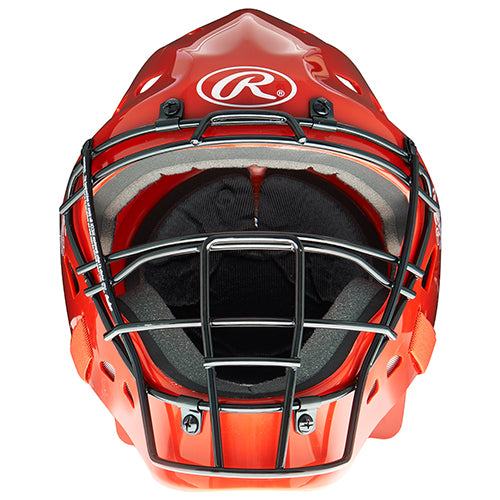 Rawlings 1383962 Hockey Style Design Catchers Helmet  Black