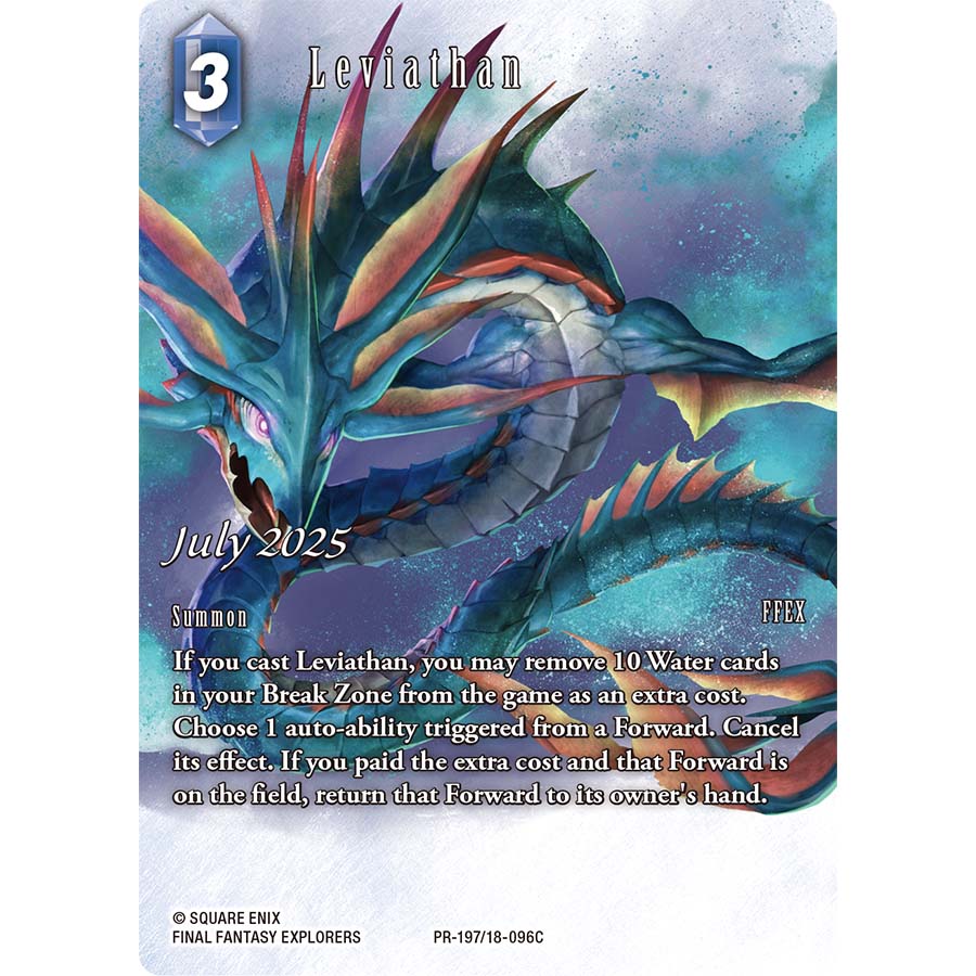 Square Enix -  Final Fantasy Tcg: Organized Play Pack (July 2025)