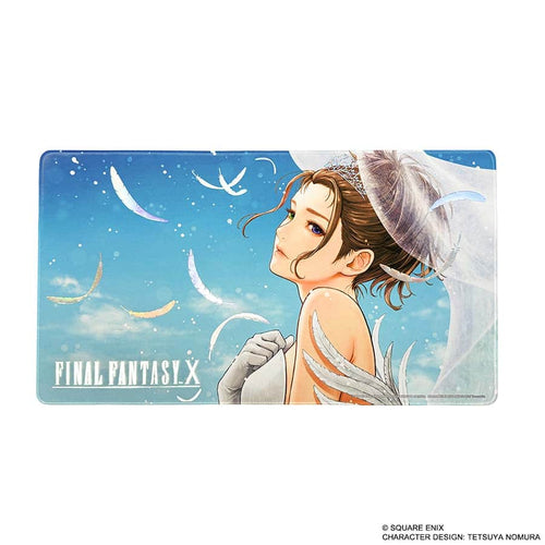 Square Enix -  Final Fantasy X: Yuna Wedding Dress Playmat (Foil Stamp Version) Pre-Order