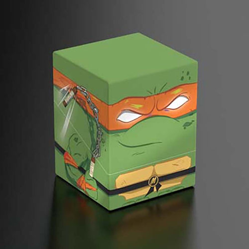 Tmnt - Ultimate Guard: Squaroes Deck Case 100 Boulder: Teenage Mutant Ninja Turtles (Wave 3): Action Mode Michelangelo (Nt017) Pre-Order
