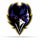 Baltimore Ravens Pennant Shape Cut Logo Design - Rico Industries