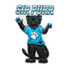 Carolina Panthers Pennant Shape Cut Mascot Design - Rico Industries