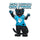 Carolina Panthers Pennant Shape Cut Mascot Design - Rico Industries