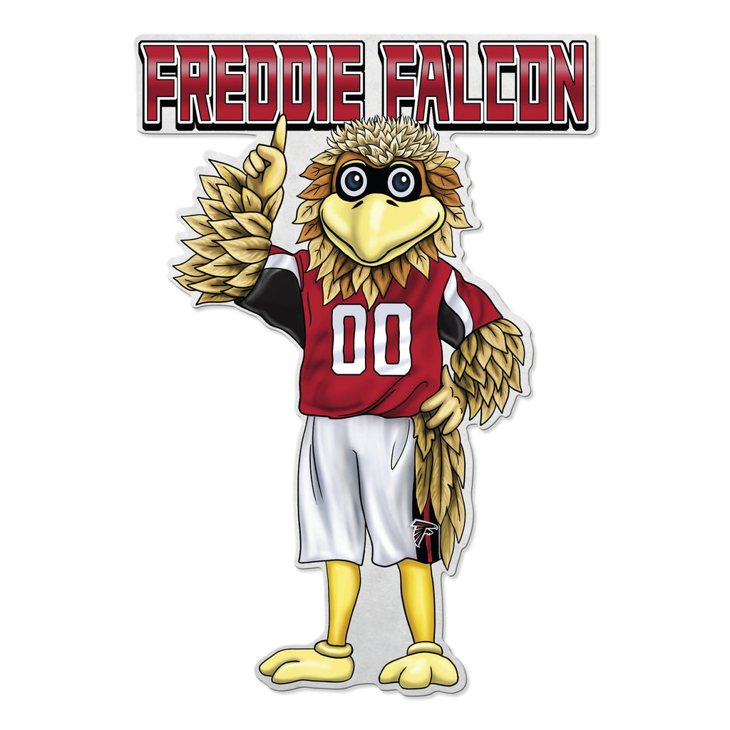Atlanta Falcons Pennant Shape Cut Mascot Design - Rico Industries