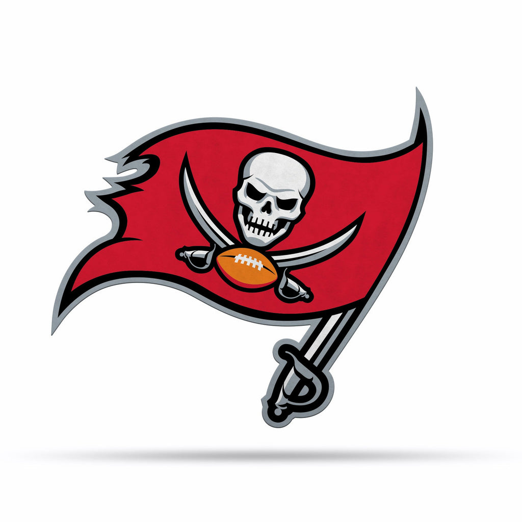 Tampa Bay Buccaneers Pennant Shape Cut Logo Design - Rico Industries