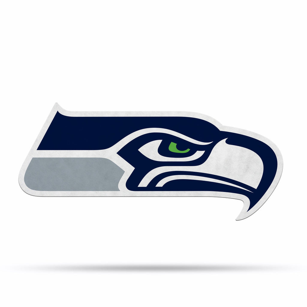 Seattle Seahawks Pennant Shape Cut Logo Design - Rico Industries
