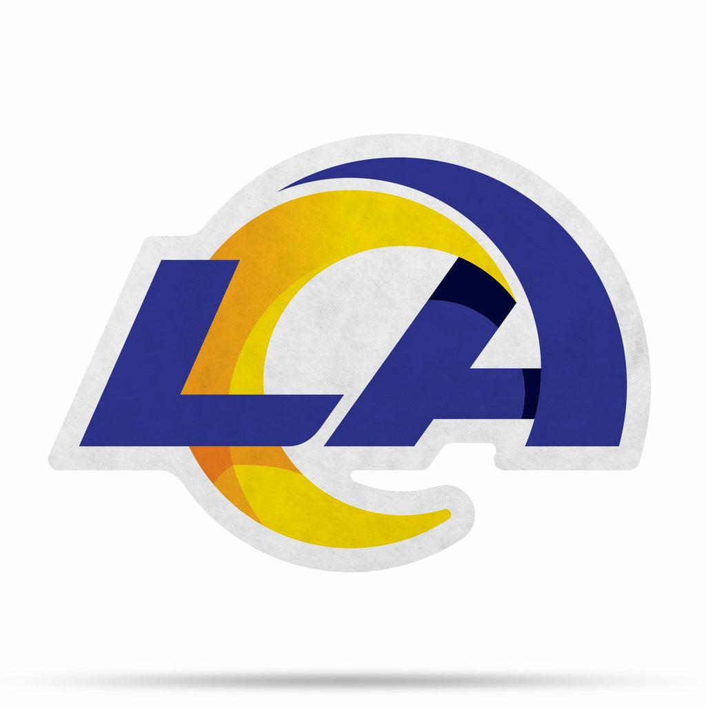 Los Angeles Rams Pennant Shape Cut Logo Design - Rico Industries