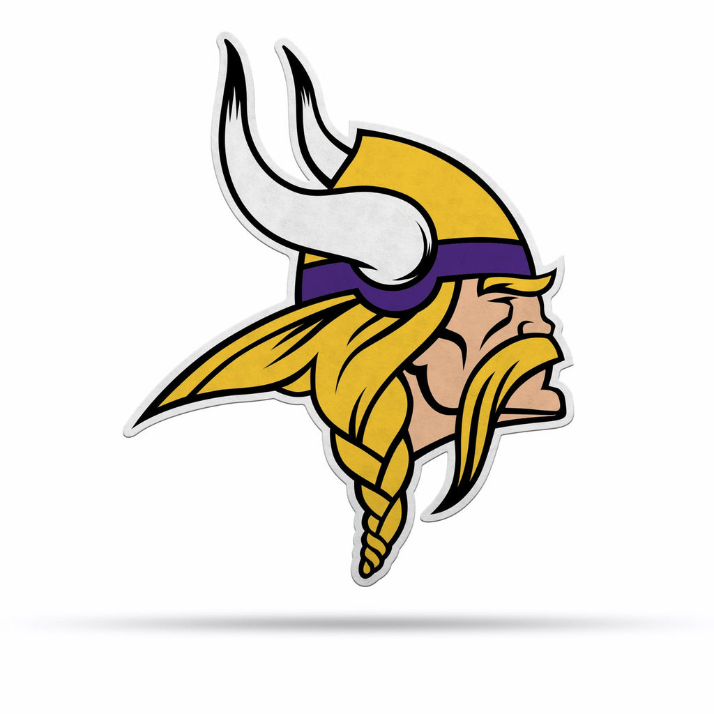 Minnesota Vikings Pennant Shape Cut Logo Design - Rico Industries