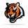 Cincinnati Bengals Pennant Shape Cut Logo Design - 1