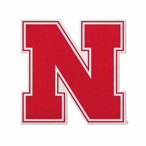 Nebraska Cornhuskers Pennant Shape Cut Logo Design - Rico Industries
