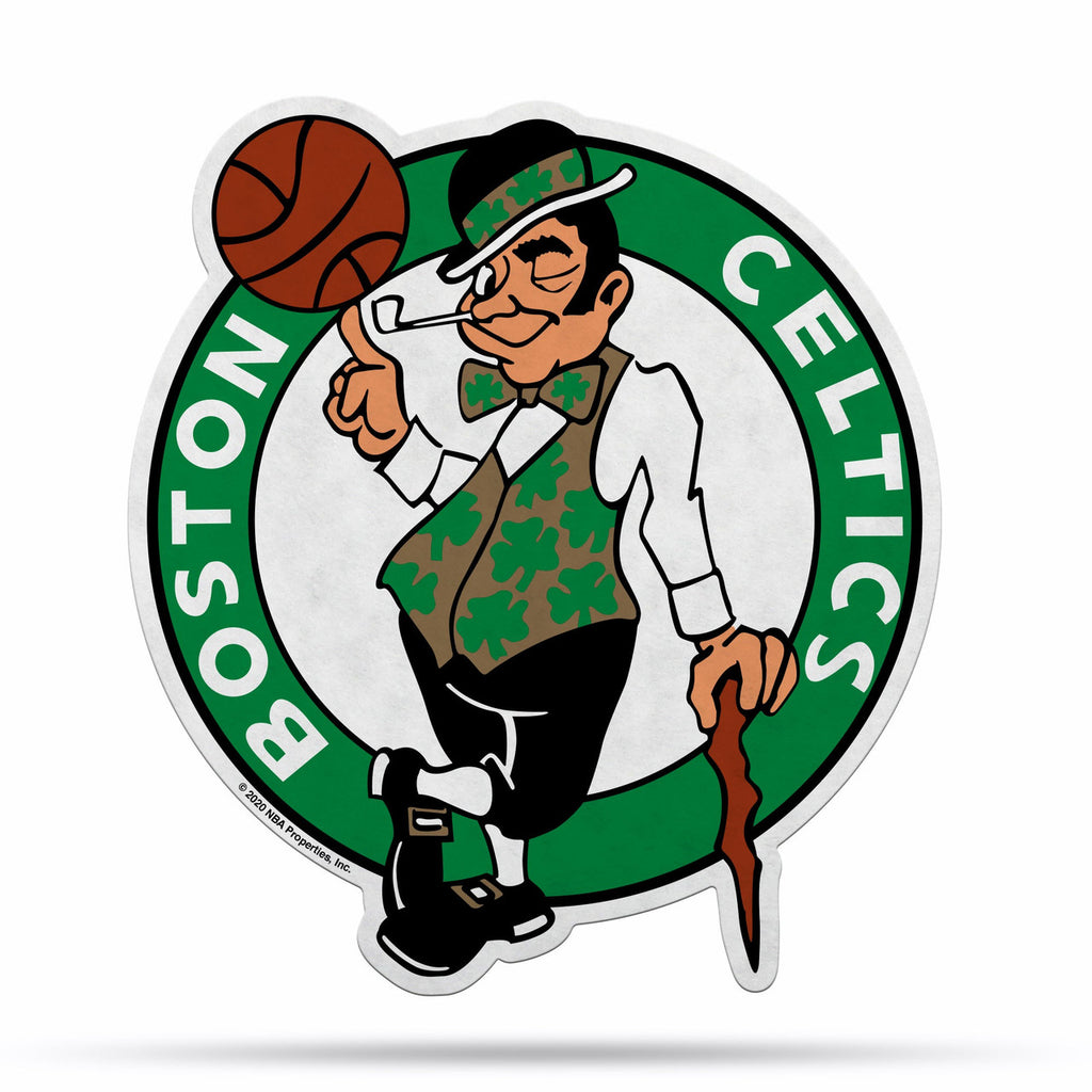 Boston Celtics Pennant Shape Cut Logo Design - Rico Industries