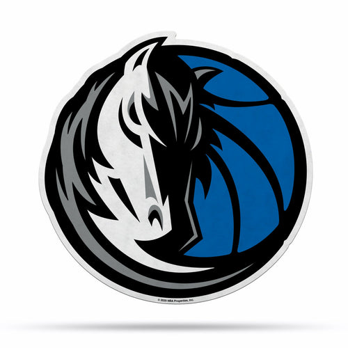 Dallas Mavericks Pennant Shape Cut Logo Design - Special Order - Rico Industries