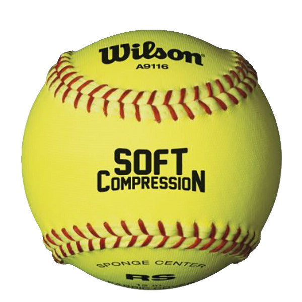 Wilson Sporting Goods 1596358 Softball Soft Compression  Pack Of 12