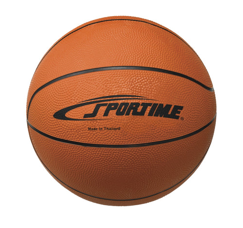 Sportime 1599260 27 in. Junior Rubber Basketball  Tan