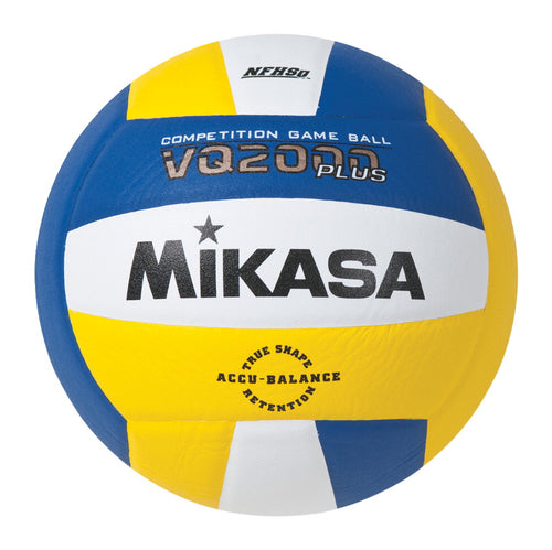 Mikasa 2019896 Volleyball NFHS Approved Volleyball, Royal, Gold & White - Size 5