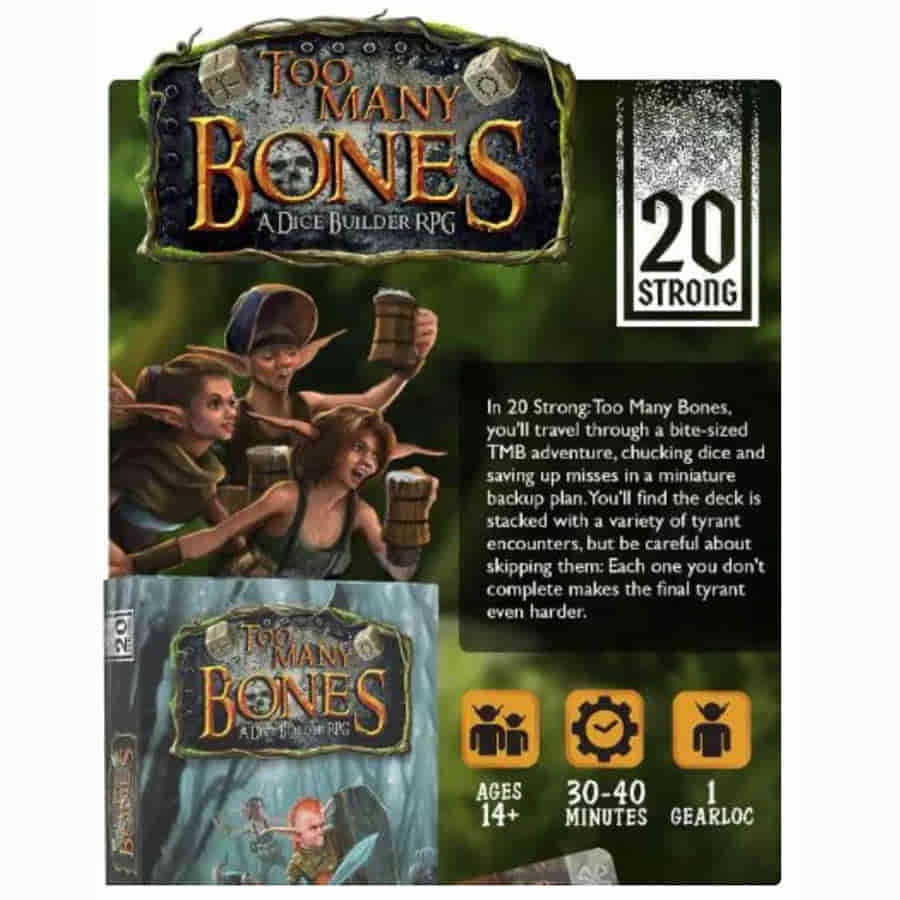 Chip Theory Games -  20 Strong: Too Many Bones Expansion