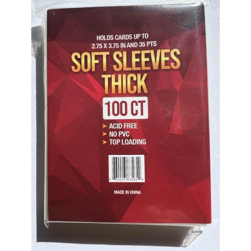 Generic -   Pp Sleeves: Soft Sleeves Thick (100Ct)