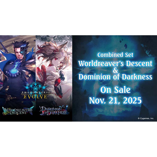 Bushiroad Se-Asia Pte Ltd -  Shadowverse Evolve: Combined Set 01: Worldreaver's Descent And Dominion Of Darkness (12Ct) Pre-Order