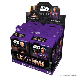 Fantasy Flight Games - Star Wars: Unlimited - Secrets Of Power Spotlight Deck Display