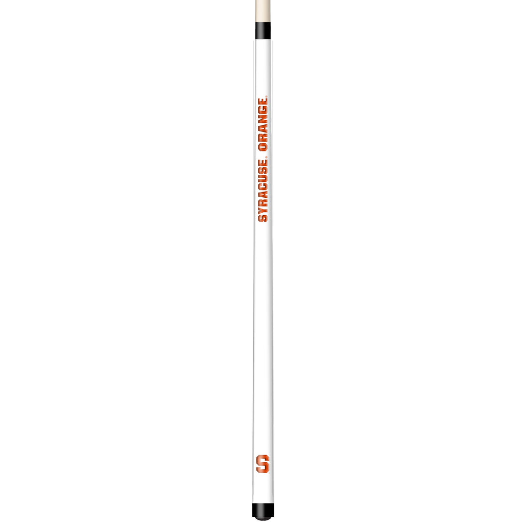 SYRACUSE ENGRAVED BILLIARD CUE WHITE / ORANGE - SYRBCE101-JR