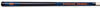 SYRACUSE COLOR ENGRAVED BILLIARD CUE BLUE / ORANGE - SYRBCE921