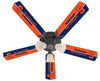 SYRACUSE CEILING FAN - 52'' ORANGE/BLUE - SYRFAN100-52