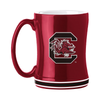 South Carolina Gamecocks Coffee Mug 14oz Sculpted Relief Team Color - Logo Brands