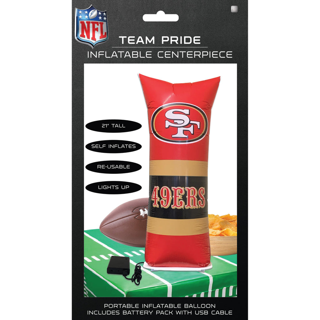 49er Inflatable Pool San Francisco 49ers Inflatable Centerpiece - Sporticulture – GameRoomPlaza