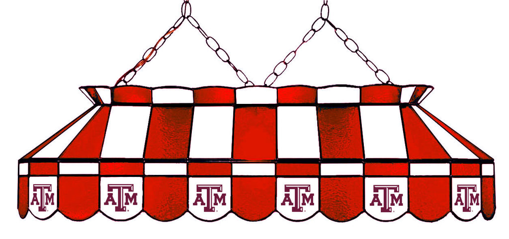 TEXAS A&M 40'' FULL-SIZE POOL TABLE LAMP - TAM-4112PTN