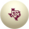 TEXAS A&M CUE BALL WHITE - TAMBBC900X