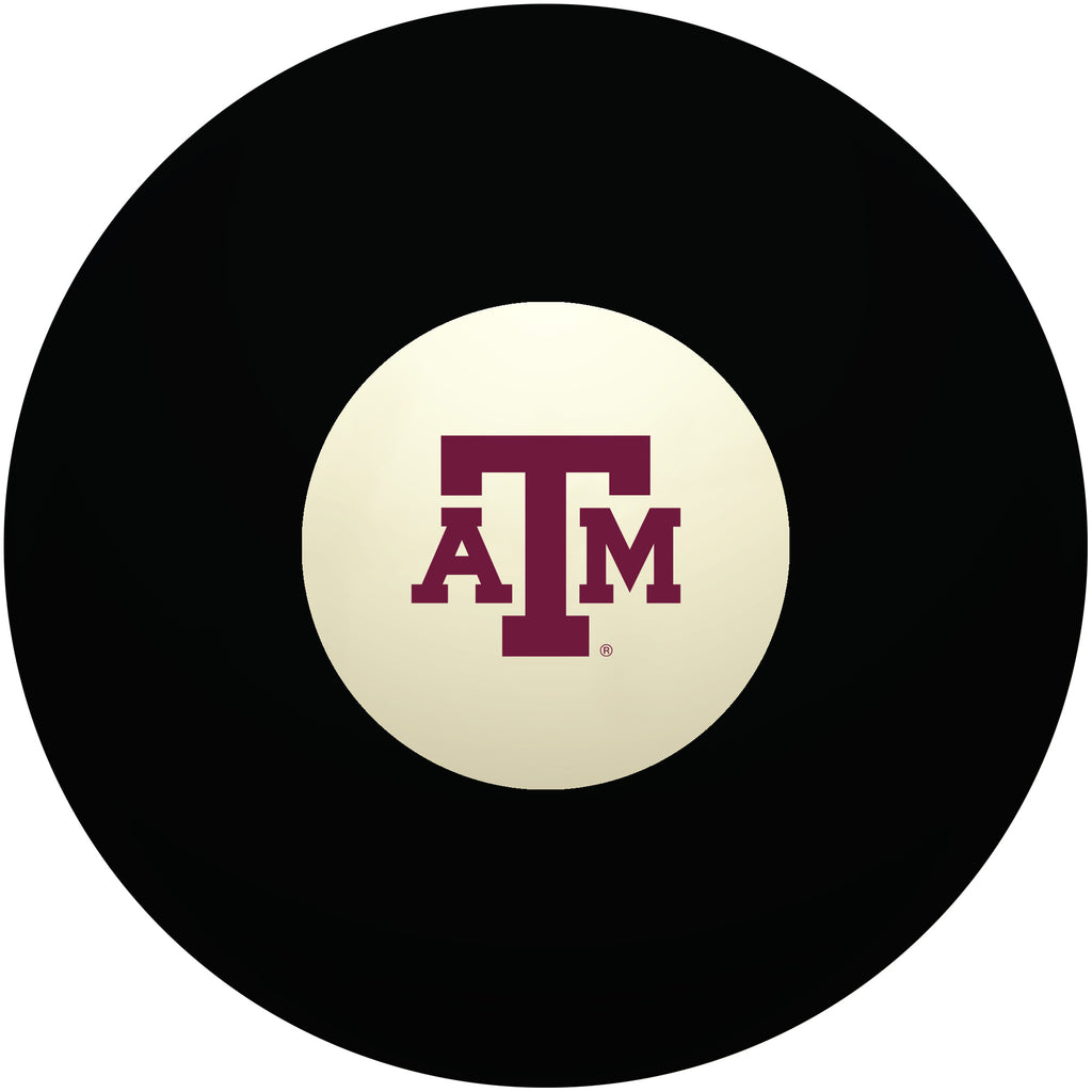 TEXAS A&M EIGHT BALL BLACK - TAMBBE100X